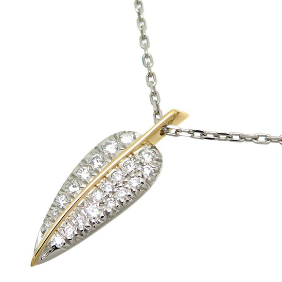 TIFFANY & CO. Yellow Gold Diamond Necklace - Picture 1 of 8